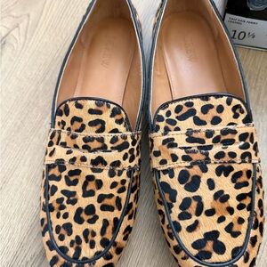 J. Crew Animal Print Loafers